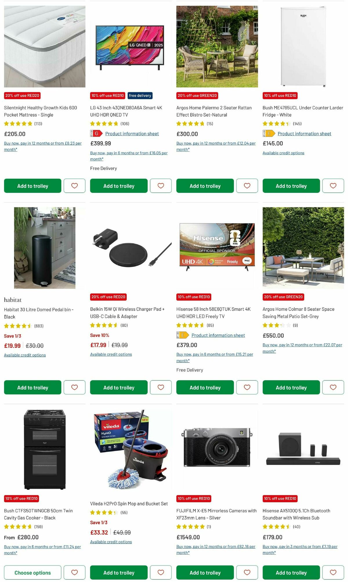 Argos Offers from 27 March