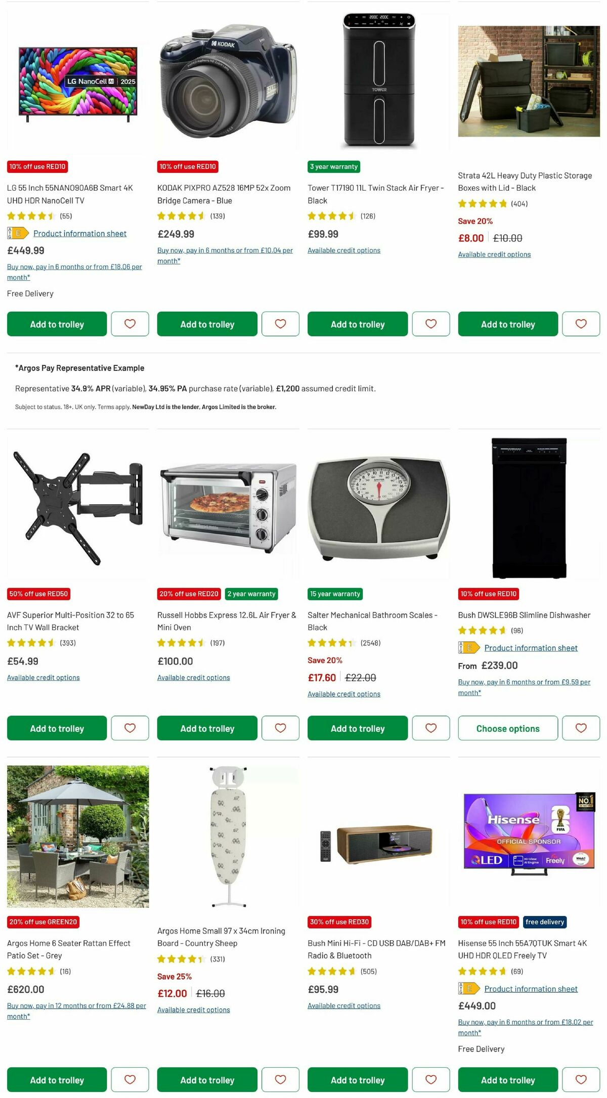 Argos Offers from 27 March