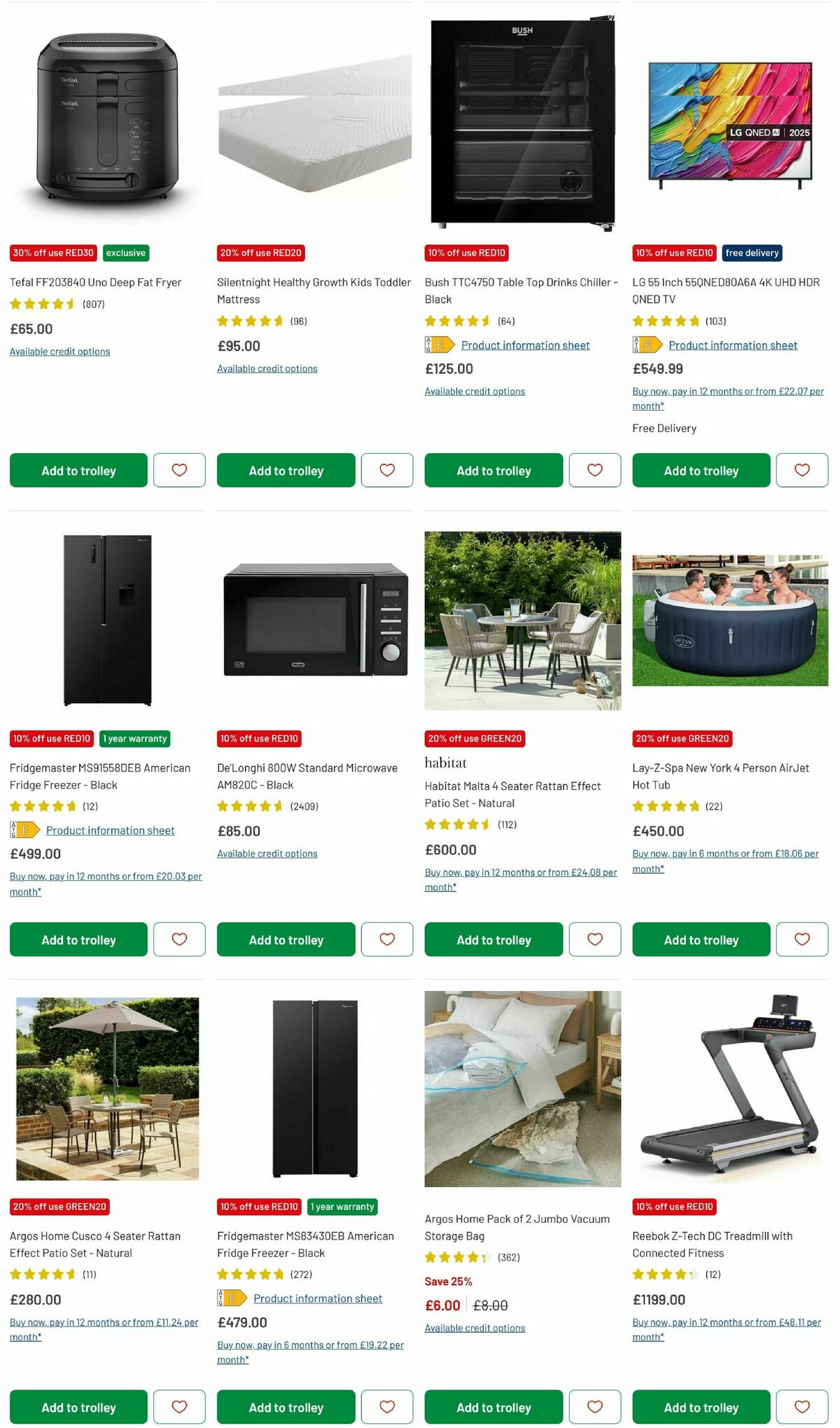 Argos Offers from 27 March