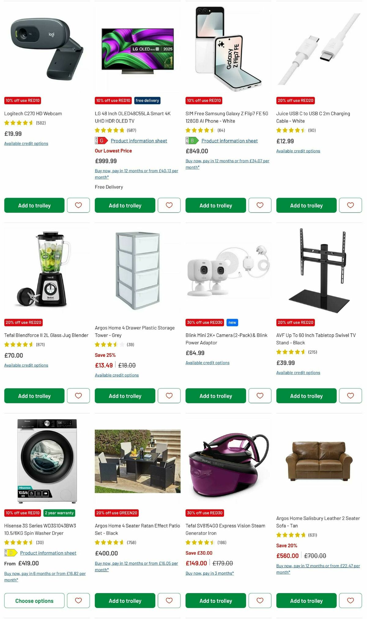 Argos Offers from 27 March