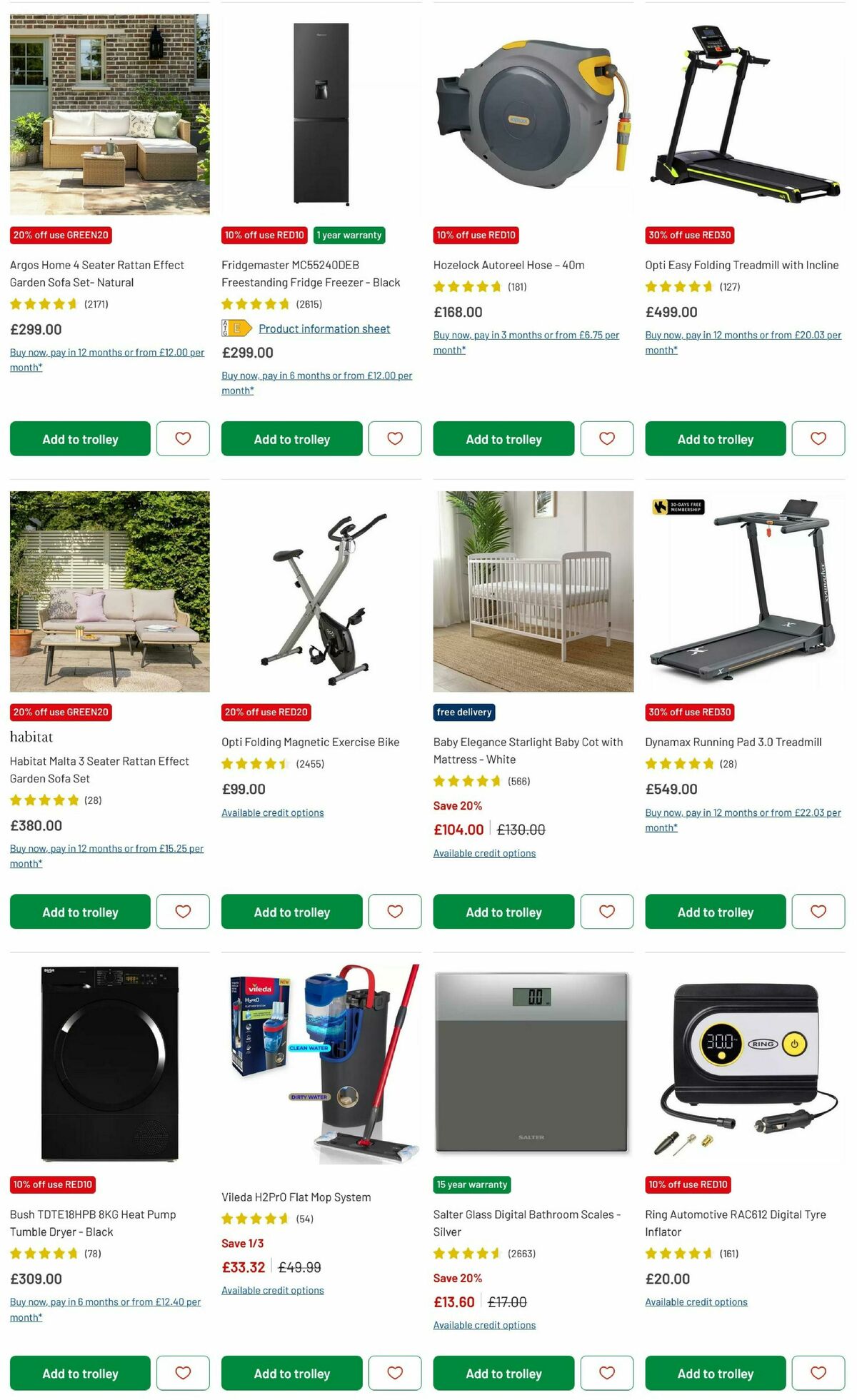 Argos Offers from 27 March