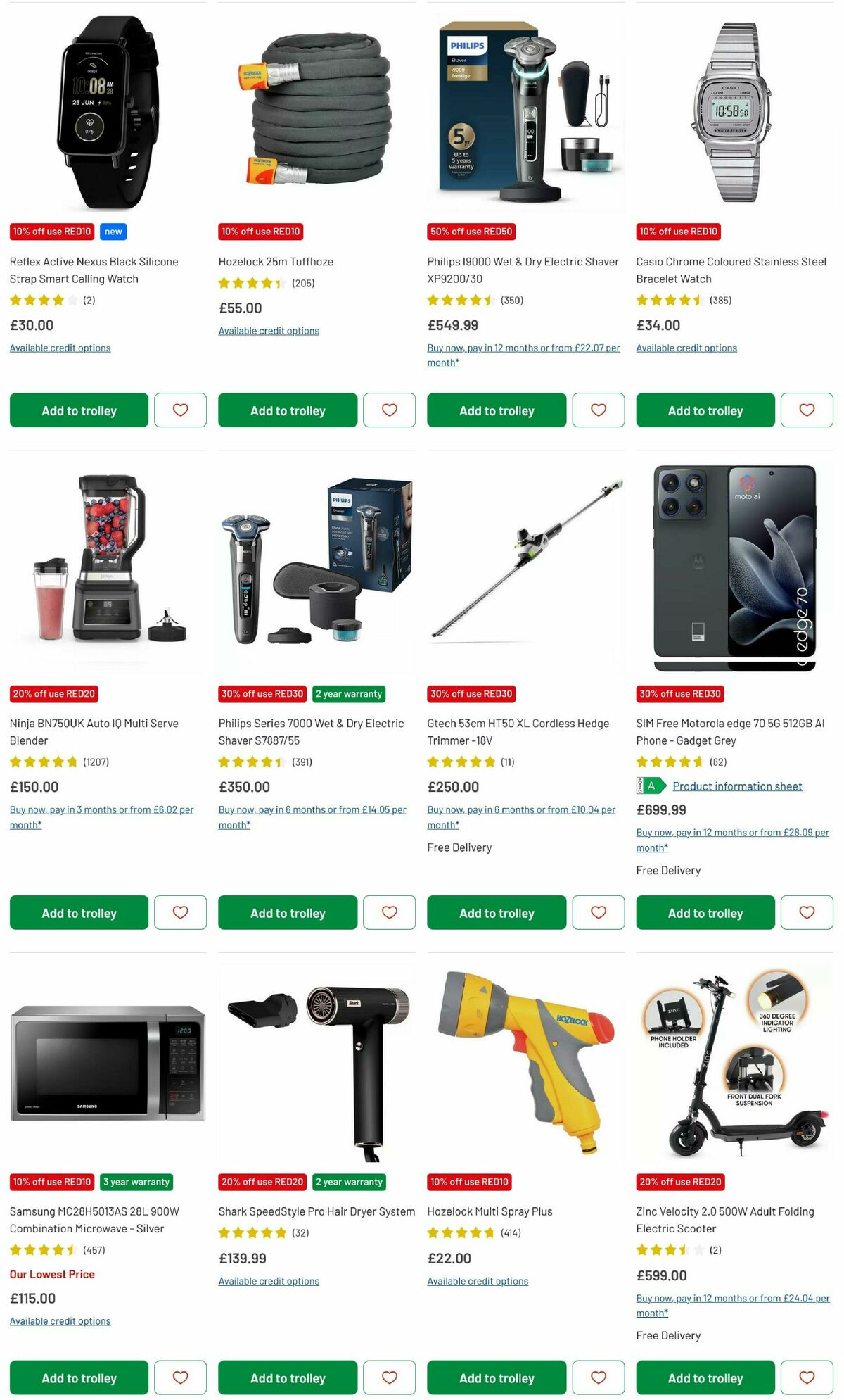 Argos Offers from 27 March