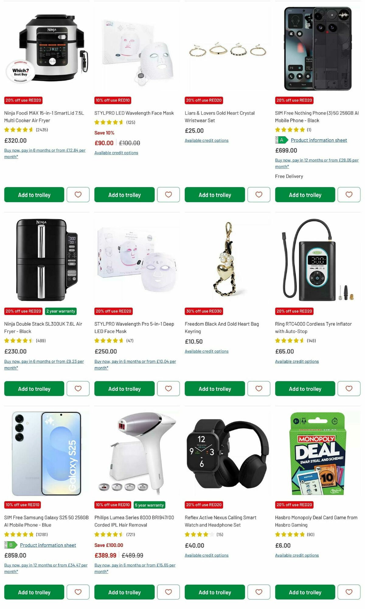 Argos Offers from 27 March