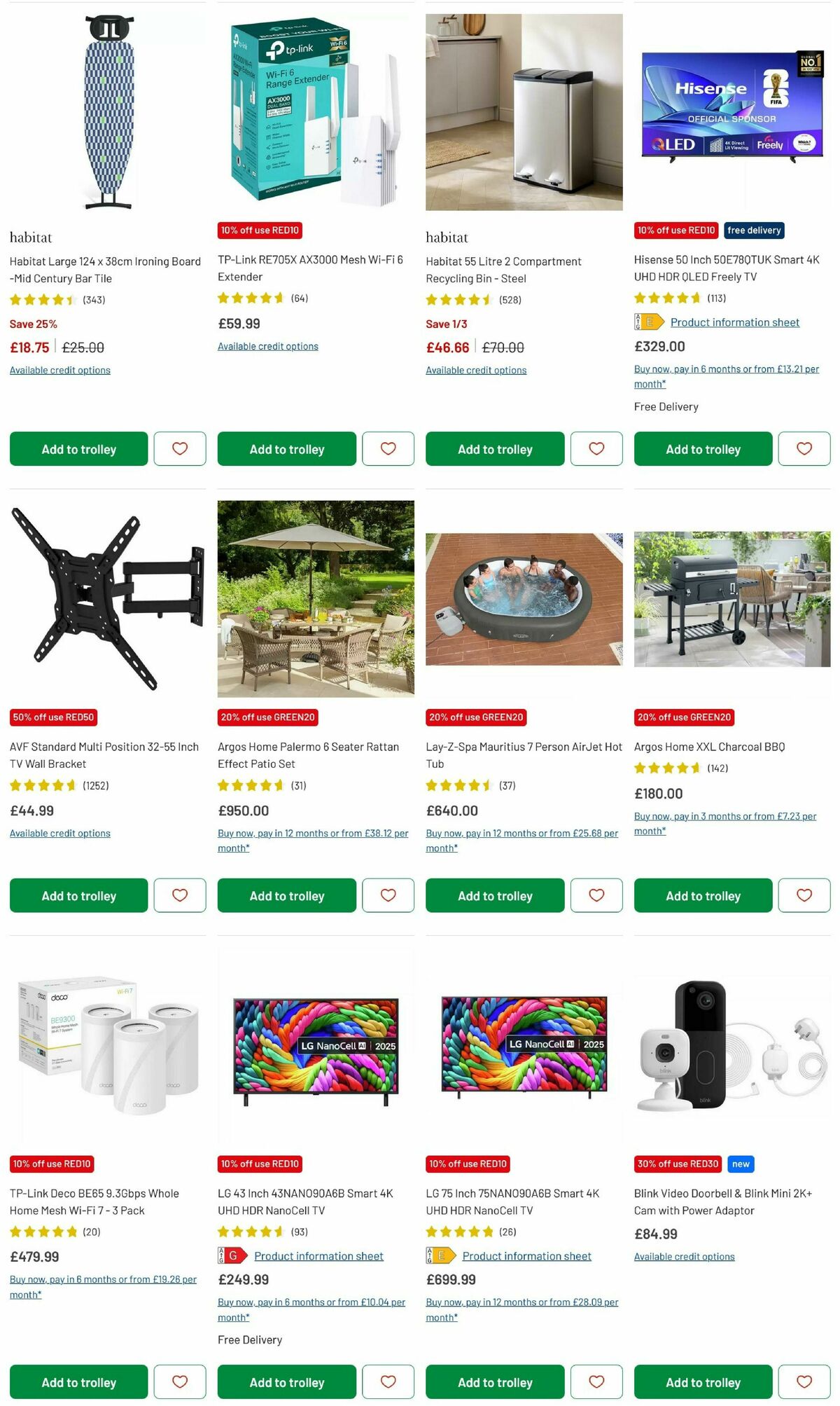 Argos Offers from 27 March