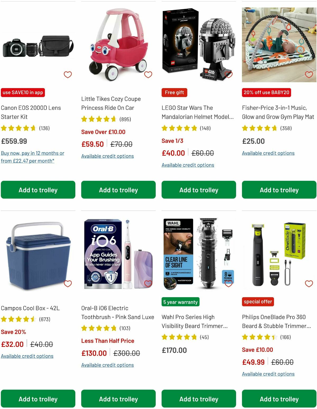 Argos Offers from 23 April