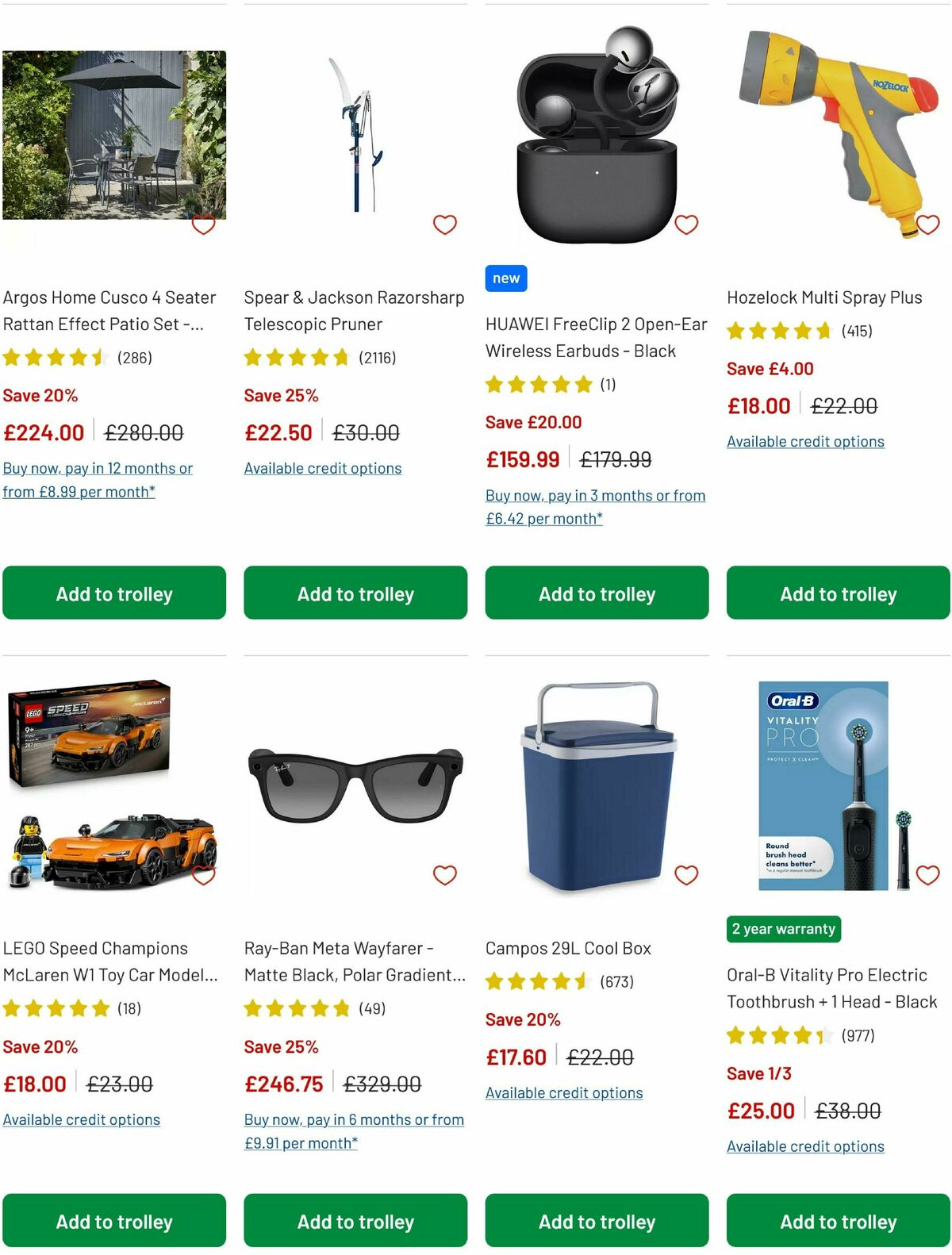 Argos Offers from 23 April