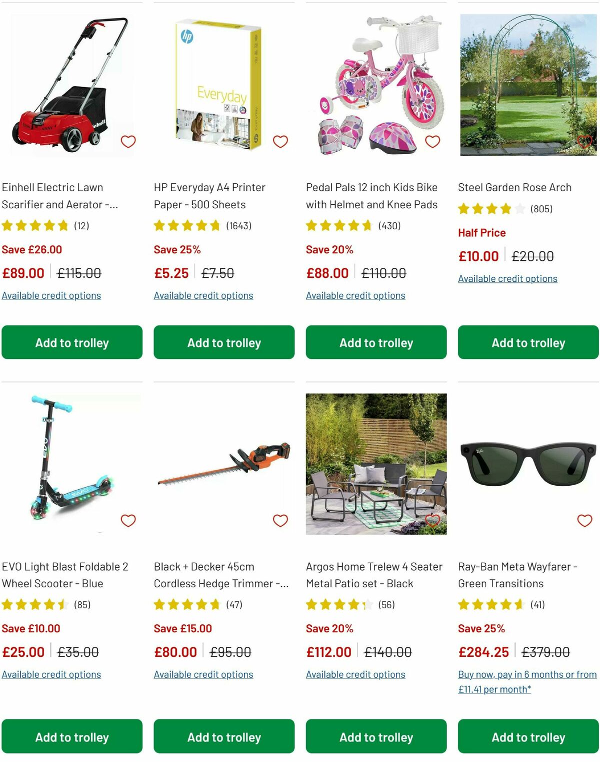 Argos Offers from 23 April