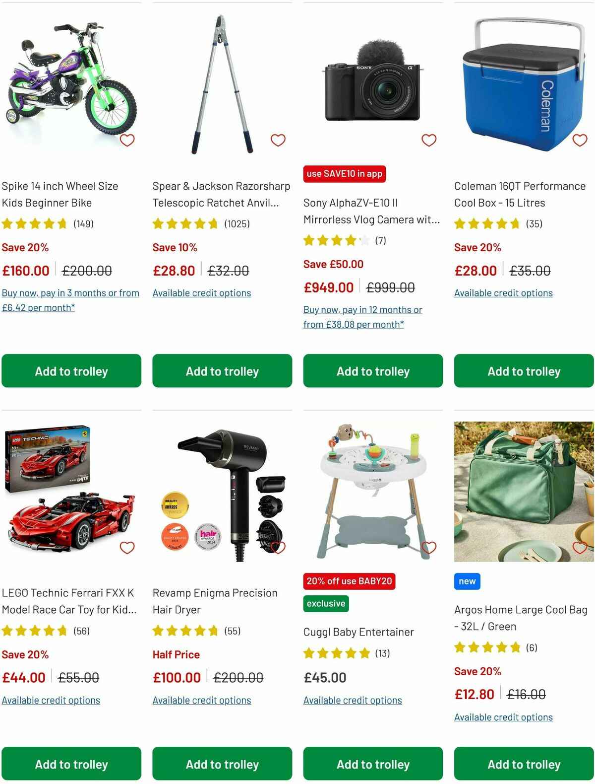 Argos Offers from 23 April
