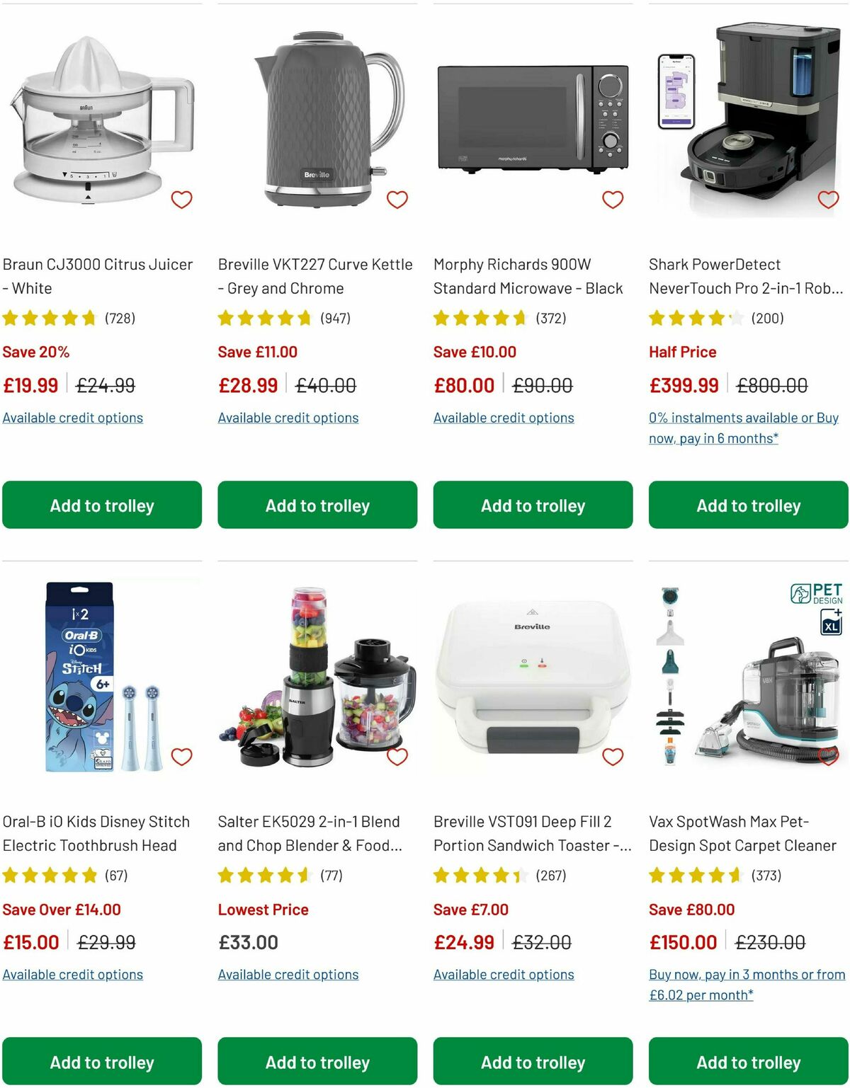 Argos Offers from 8 May
