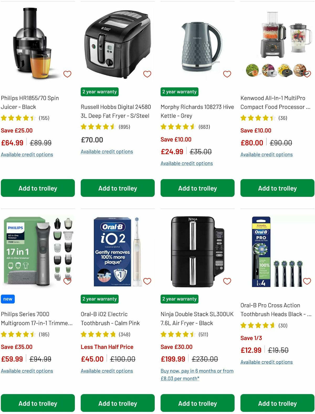 Argos Offers from 8 May