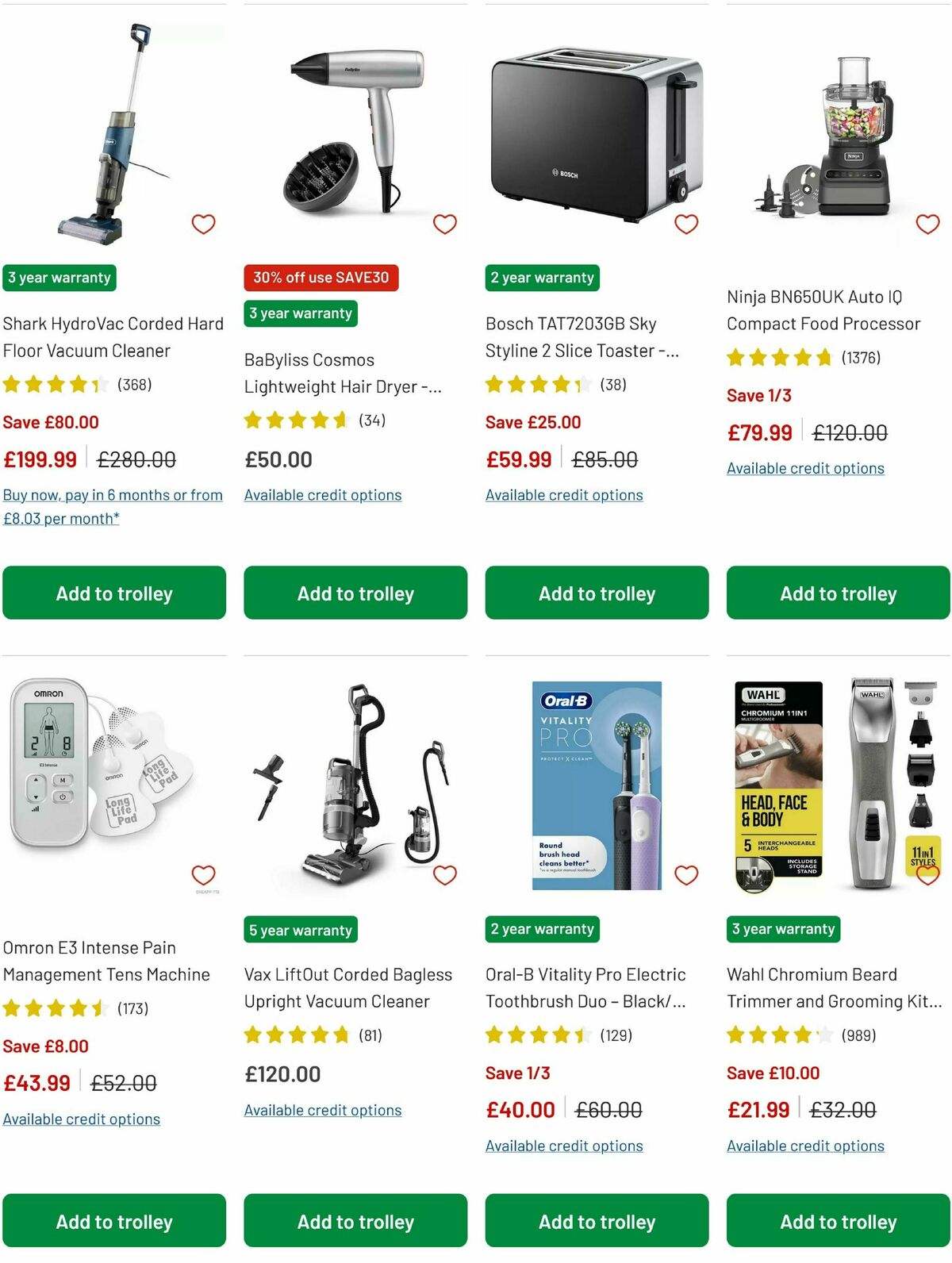Argos Offers from 8 May