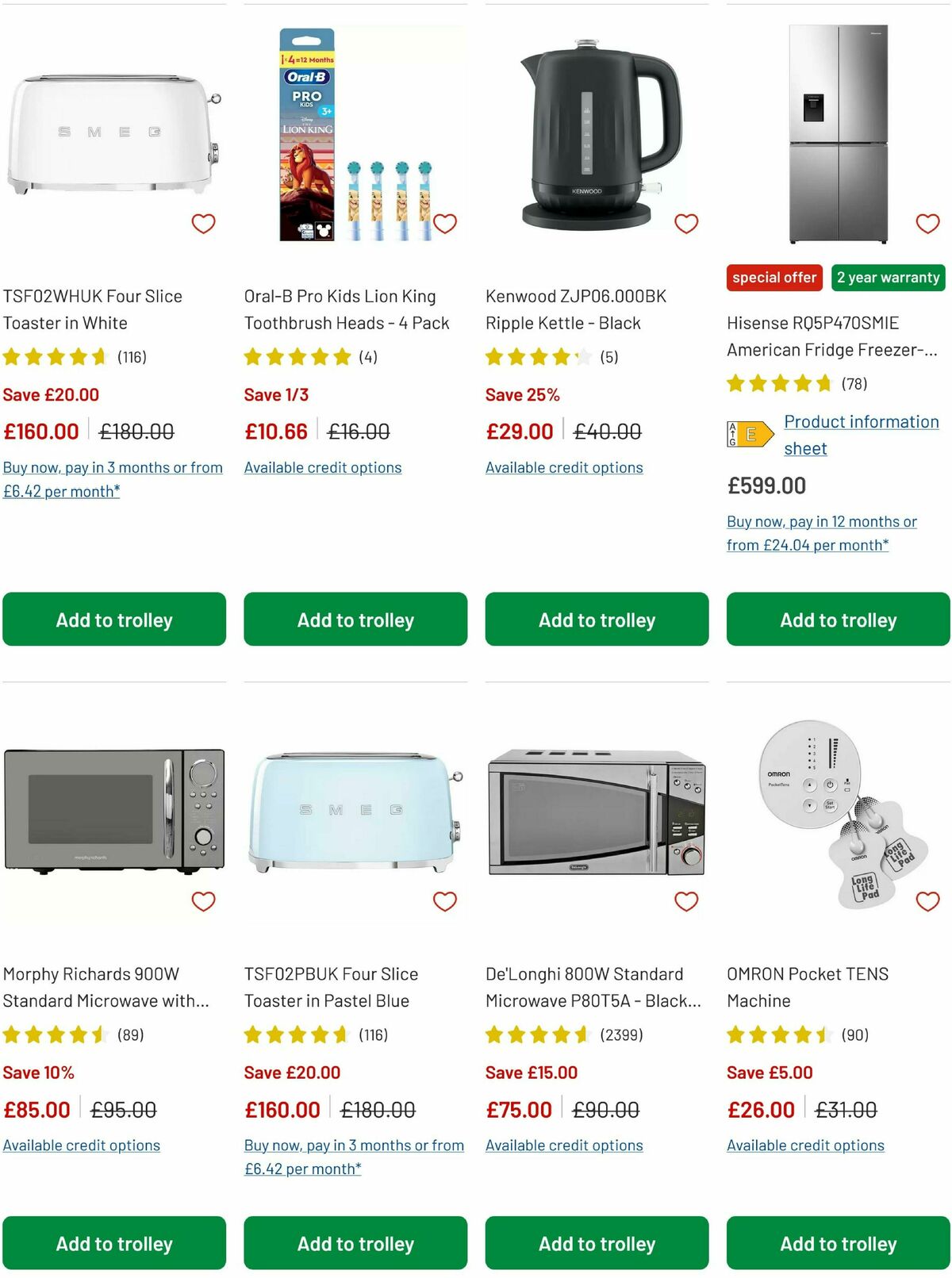 Argos Offers from 8 May