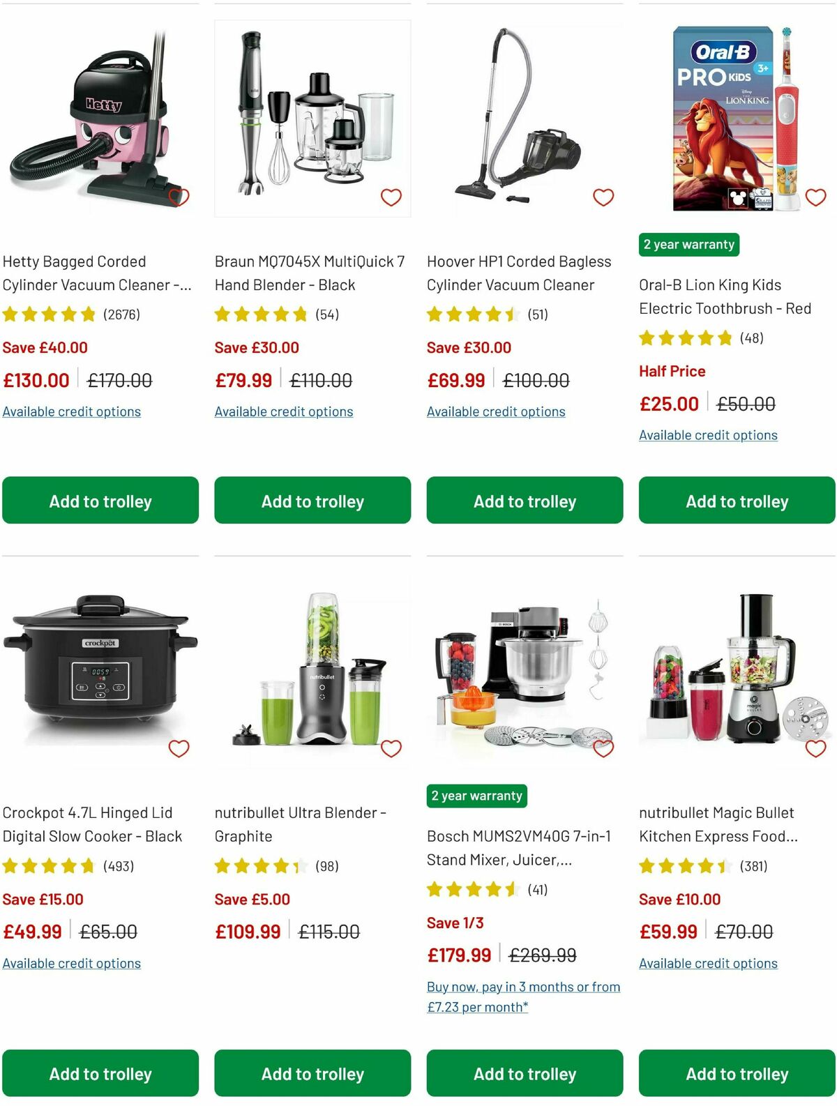 Argos Offers from 8 May