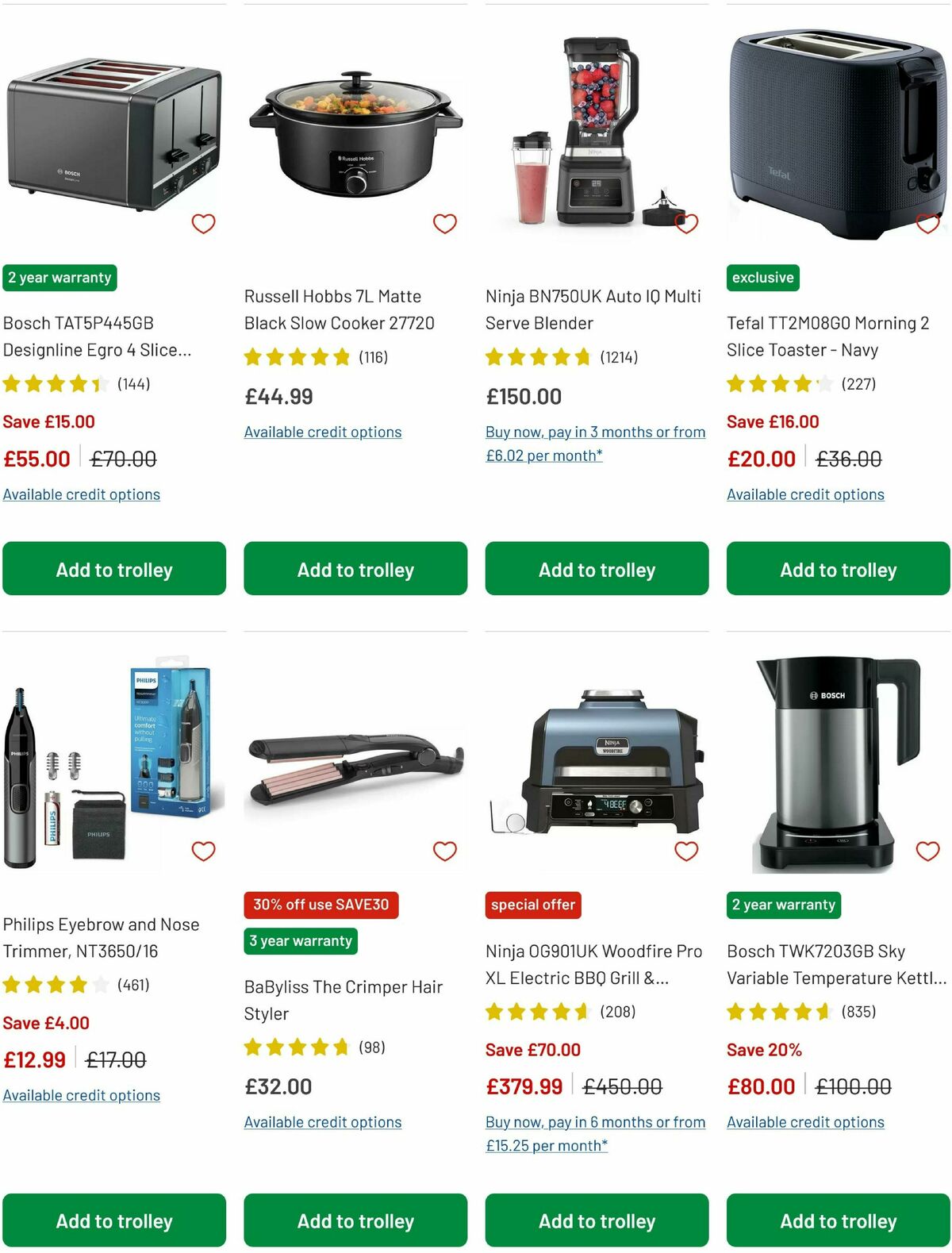 Argos Offers from 8 May