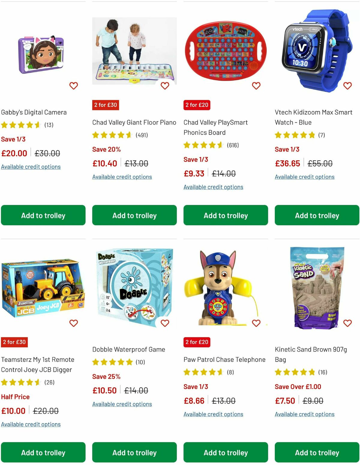 Argos Offers from 18 May
