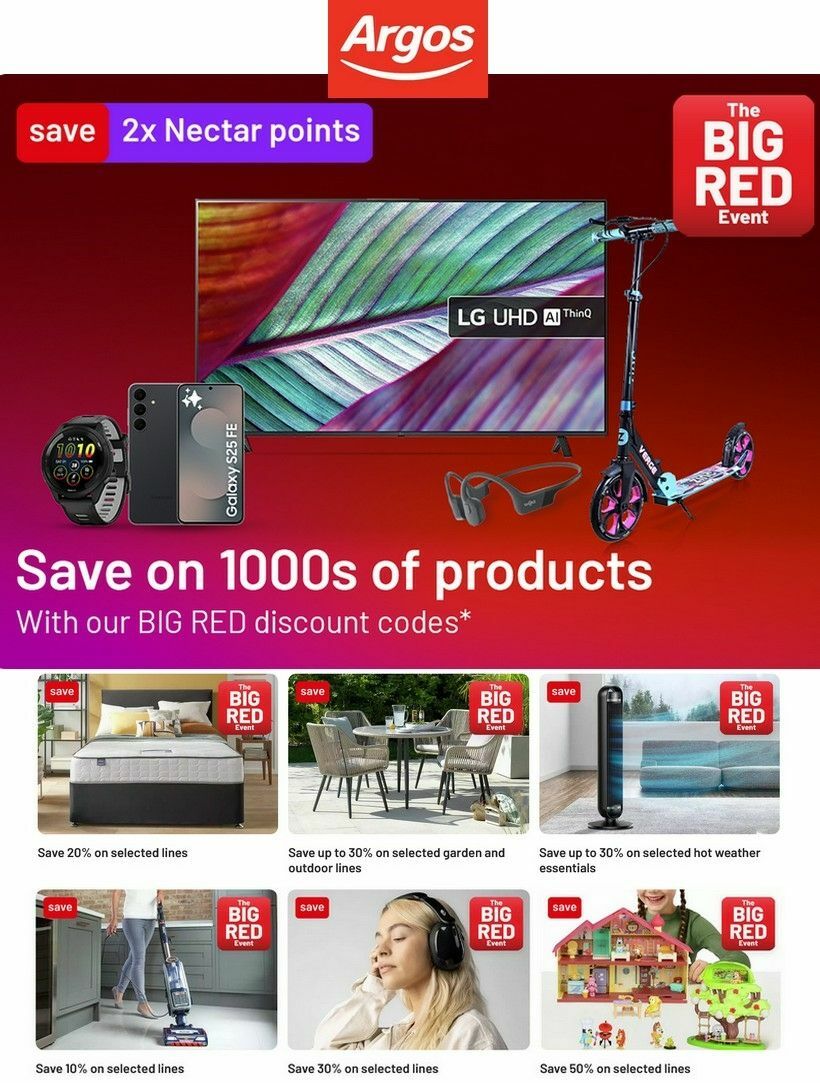 Argos Offers from 20 May
