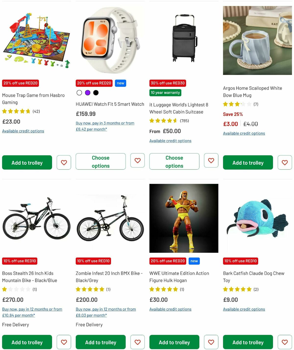 Argos Offers from 20 May