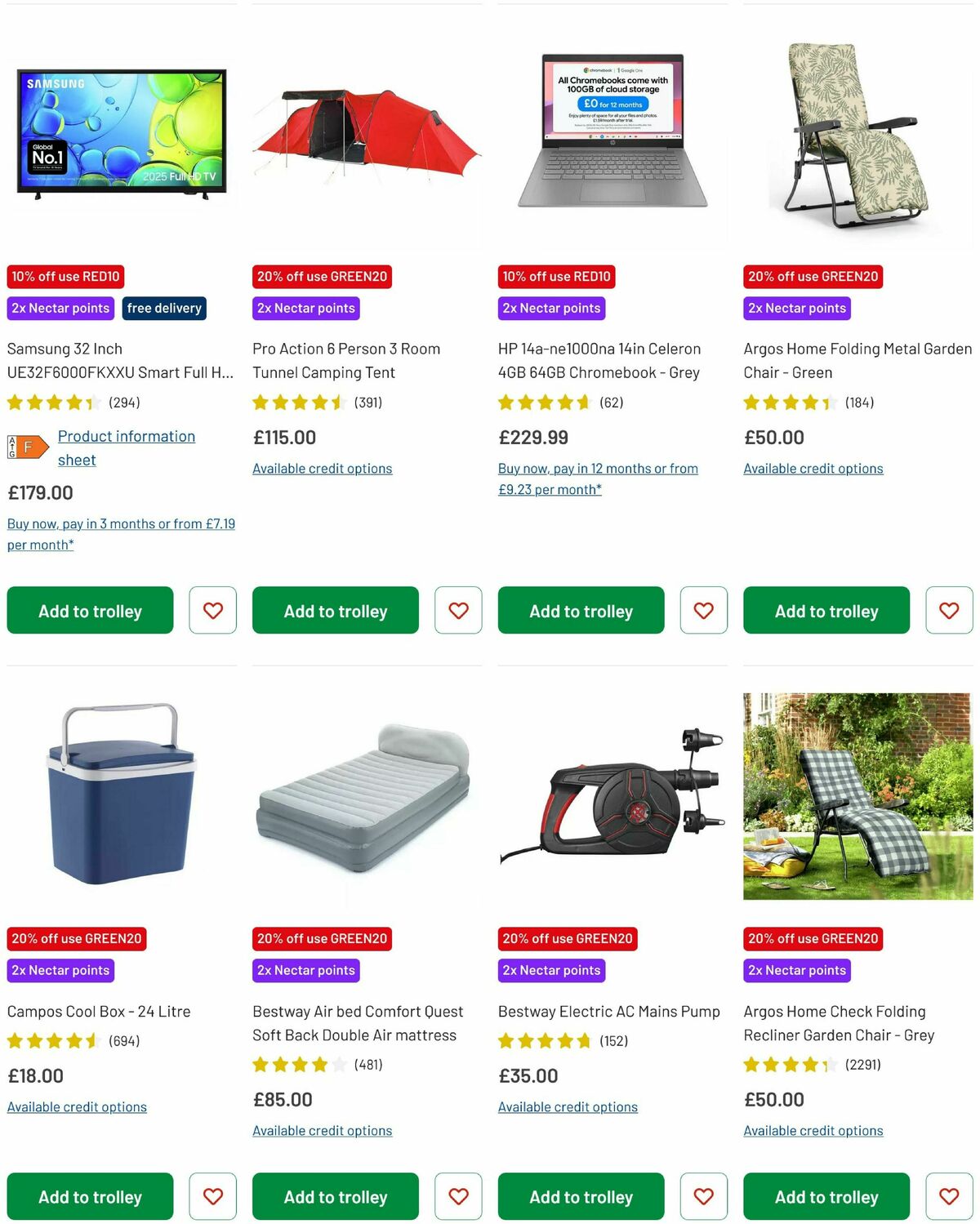 Argos Offers from 20 May