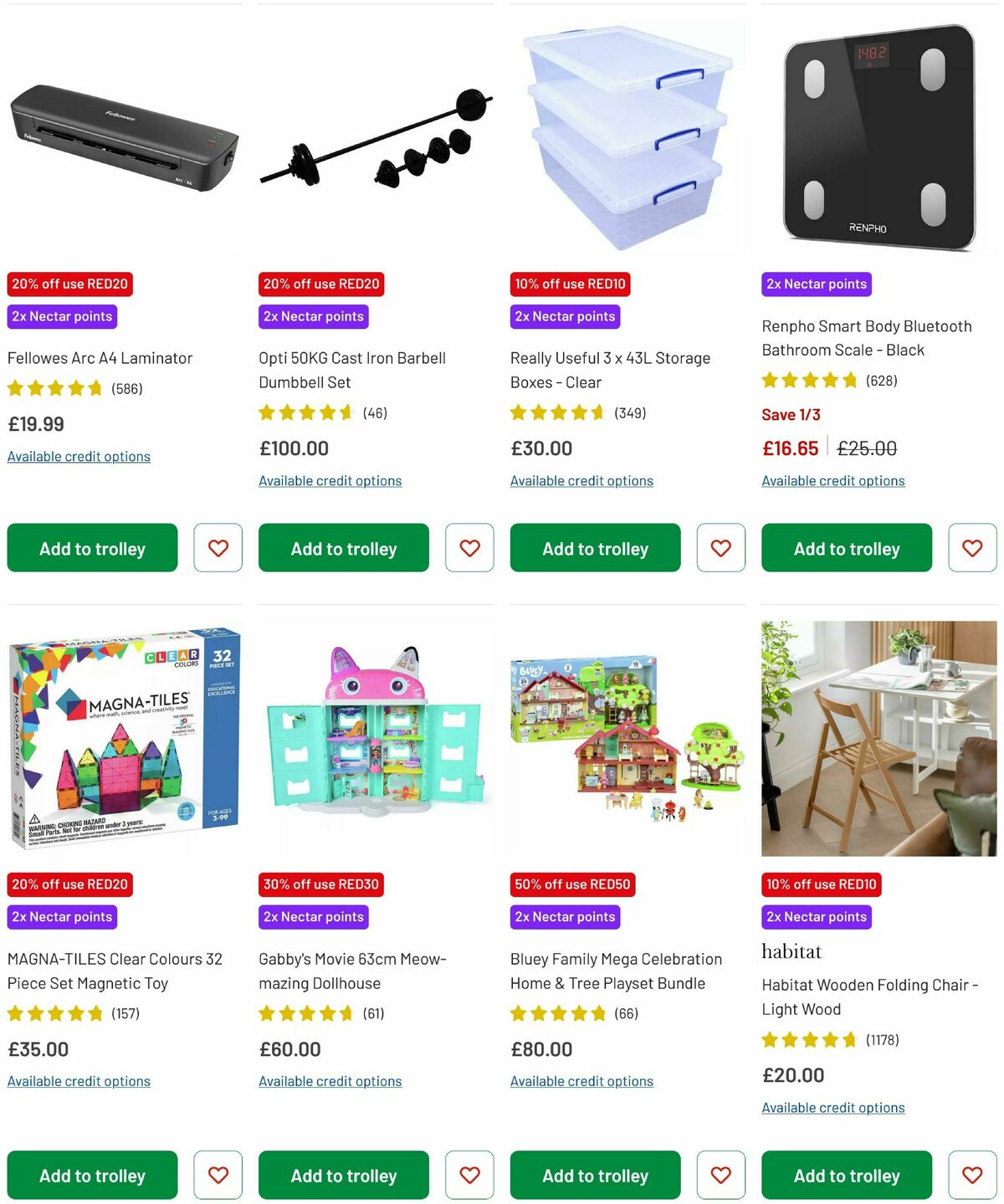 Argos Offers from 20 May