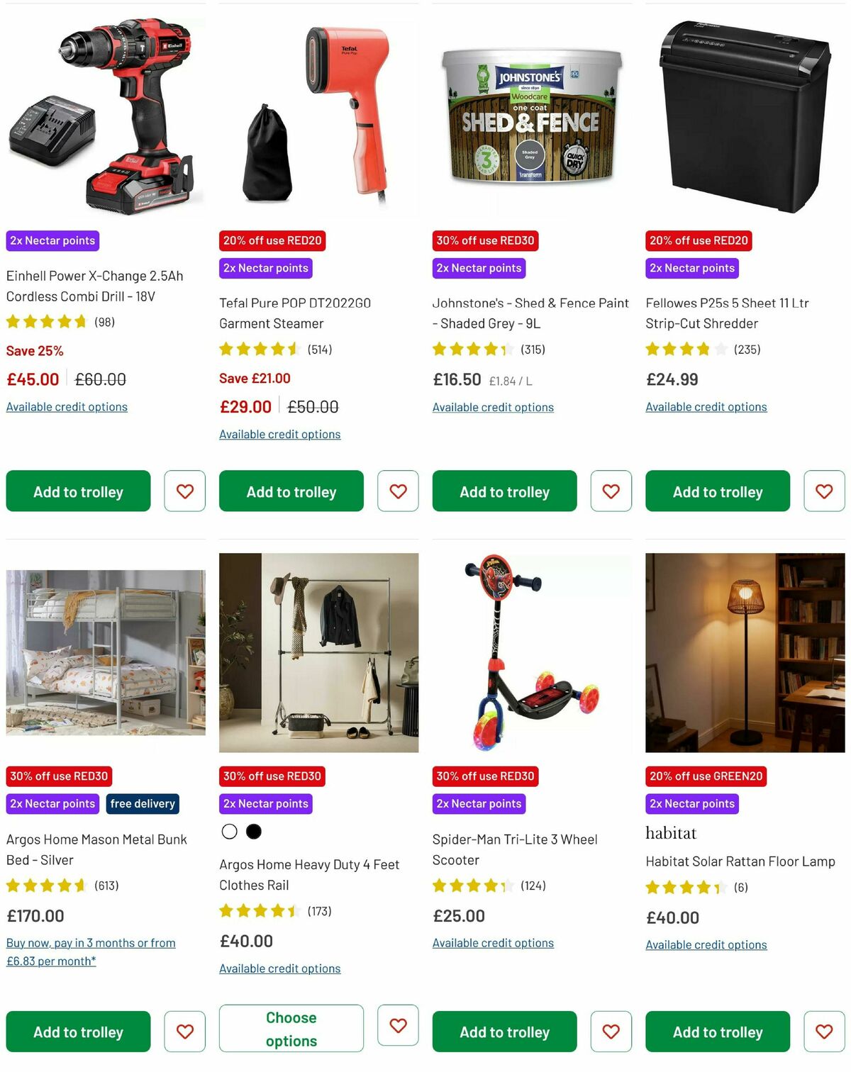 Argos Offers from 20 May
