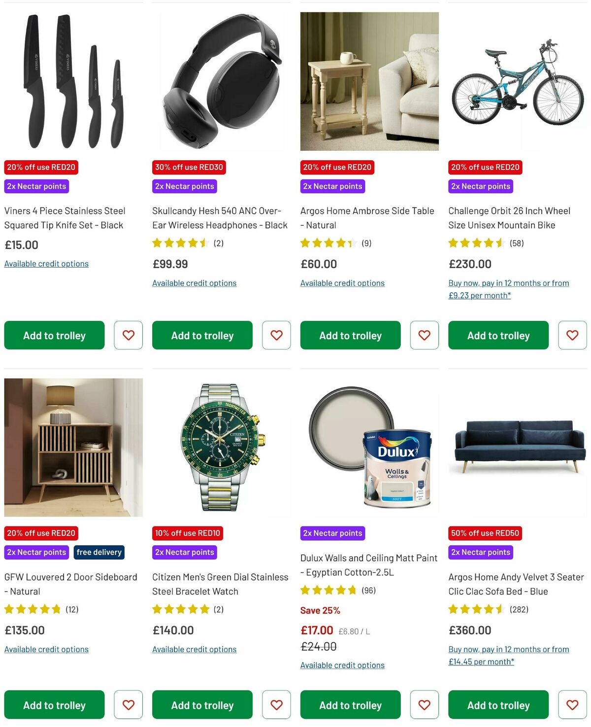 Argos Offers from 20 May