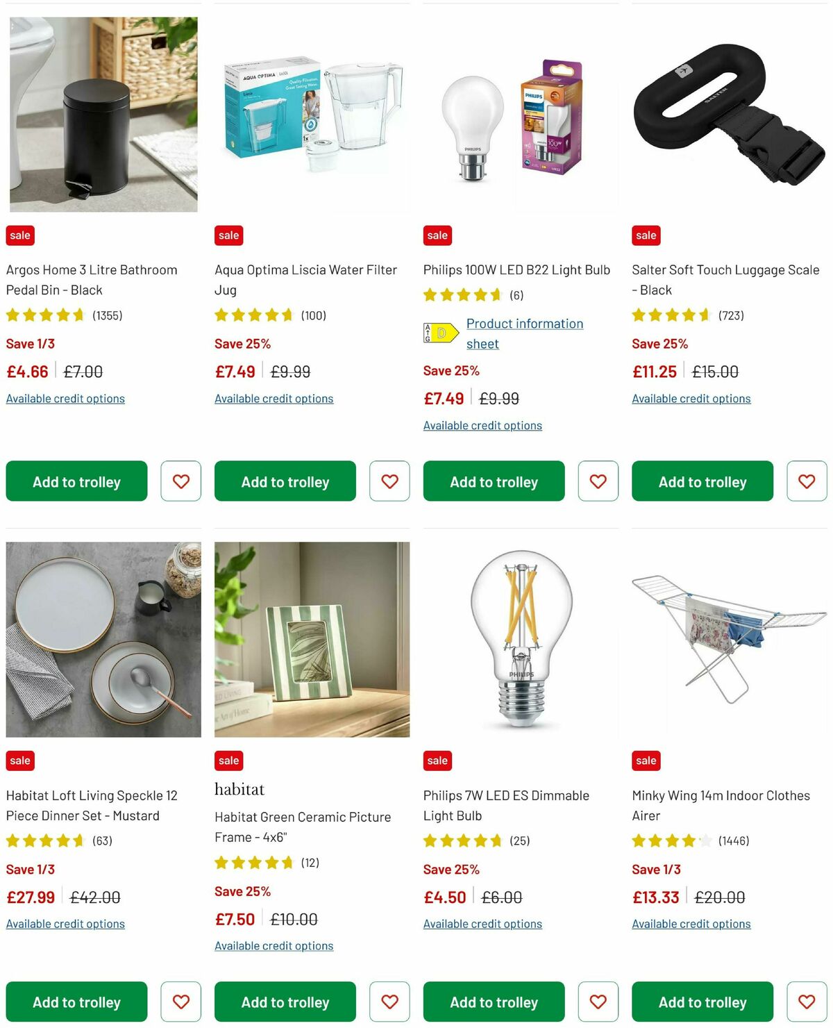 Argos Offers from 9 June