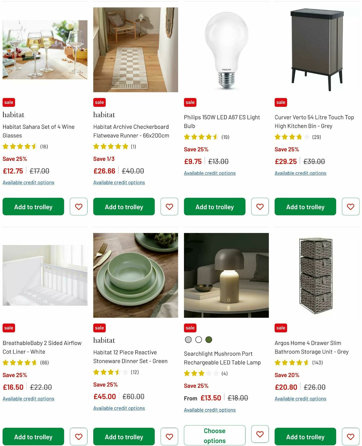Argos Offers from 9 June