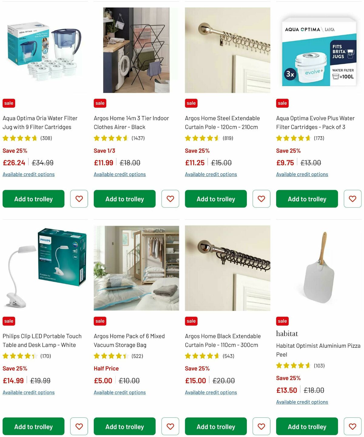 Argos Offers from 9 June