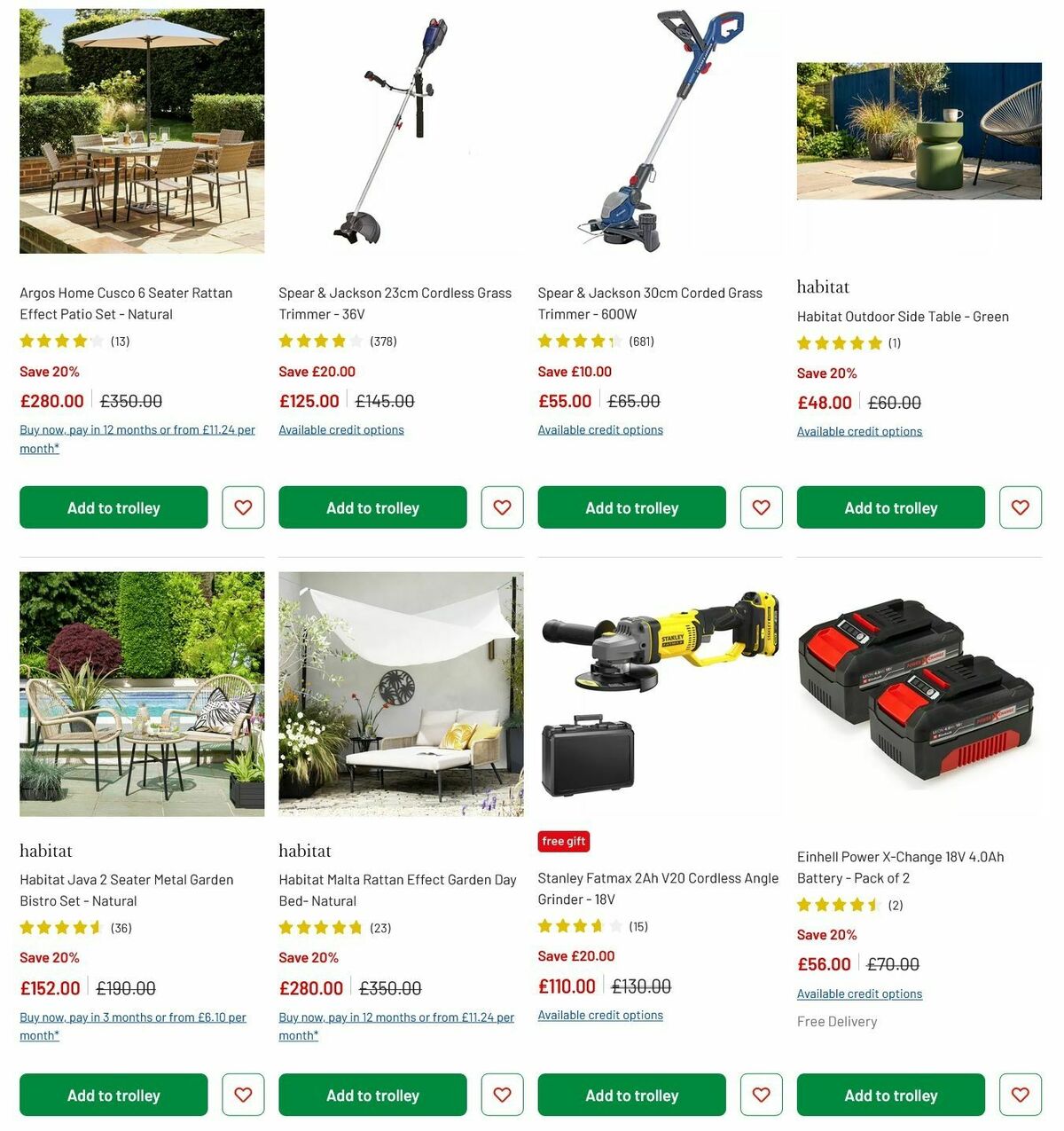 Argos Offers from 8 July
