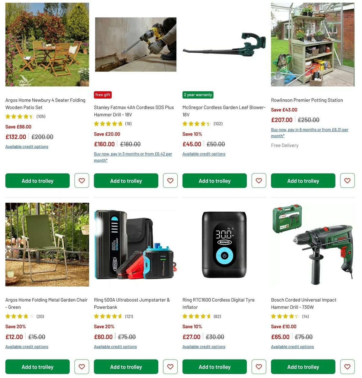 Argos Offers from 8 July