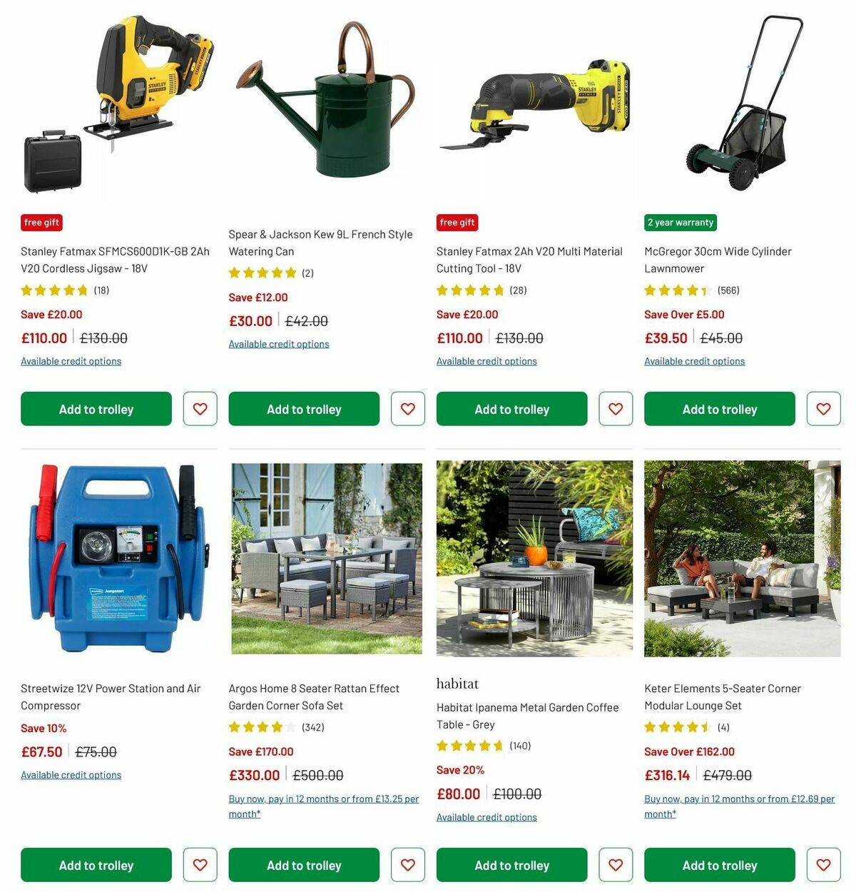 Argos Offers from 8 July