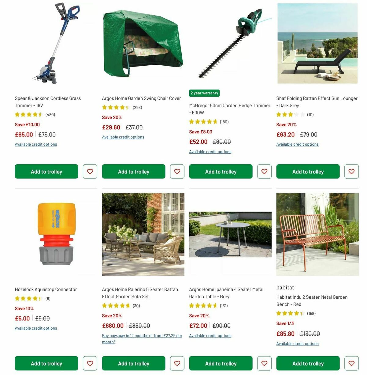 Argos Offers from 8 July