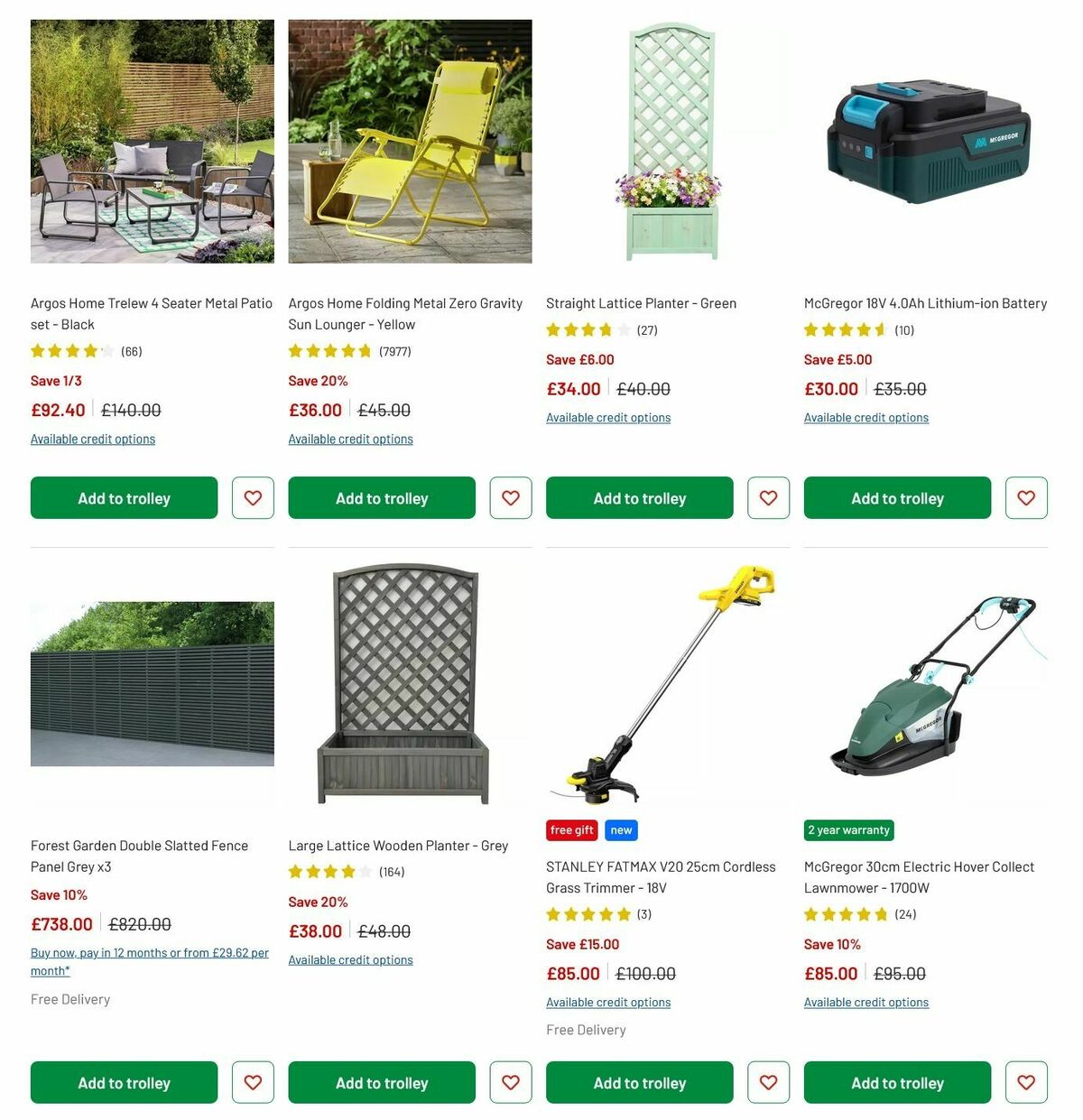 Argos Offers from 8 July