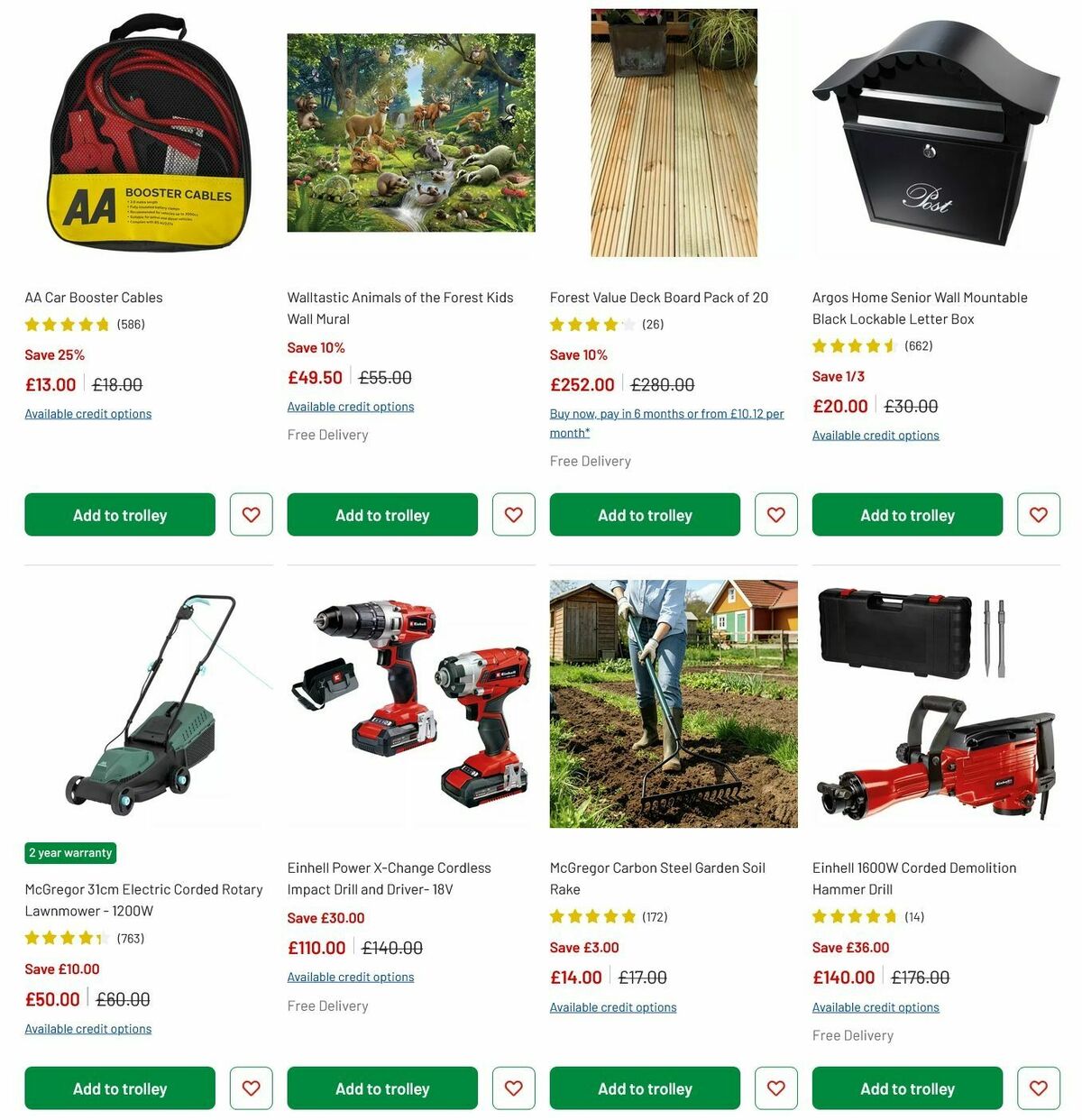 Argos Offers from 8 July