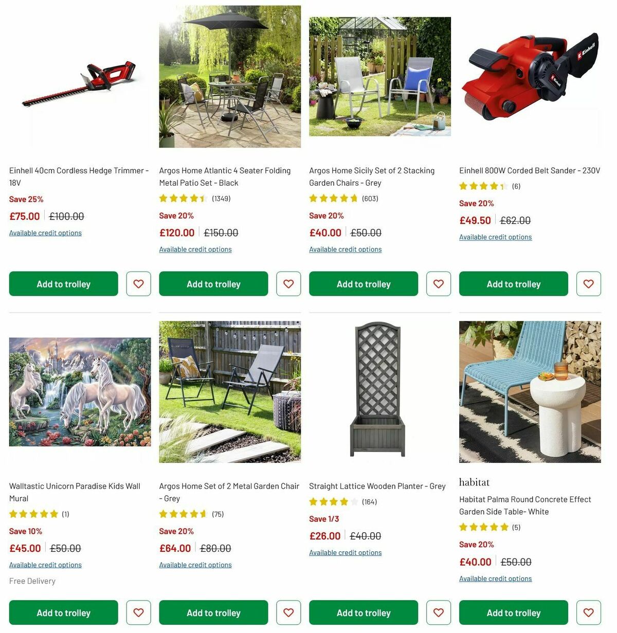 Argos Offers from 8 July