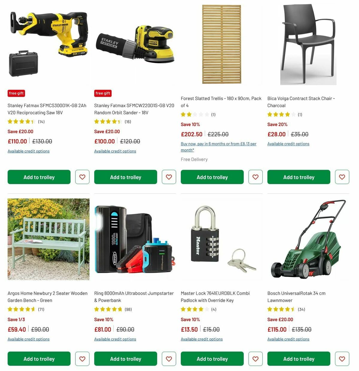 Argos Offers from 8 July