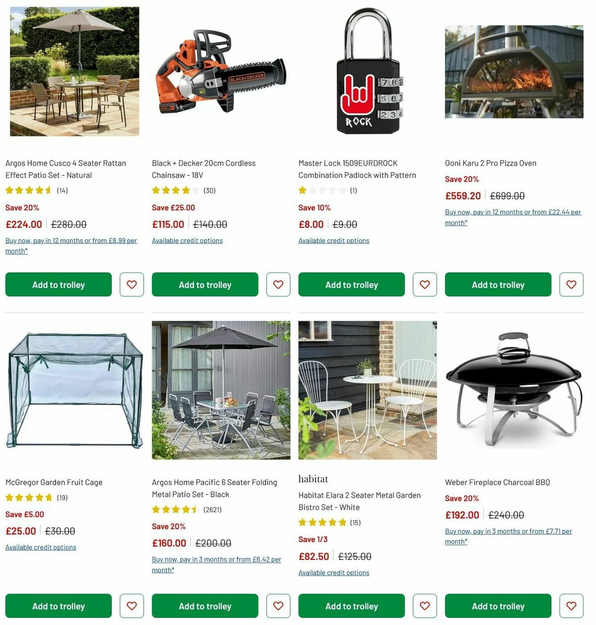 Argos Offers from 8 July