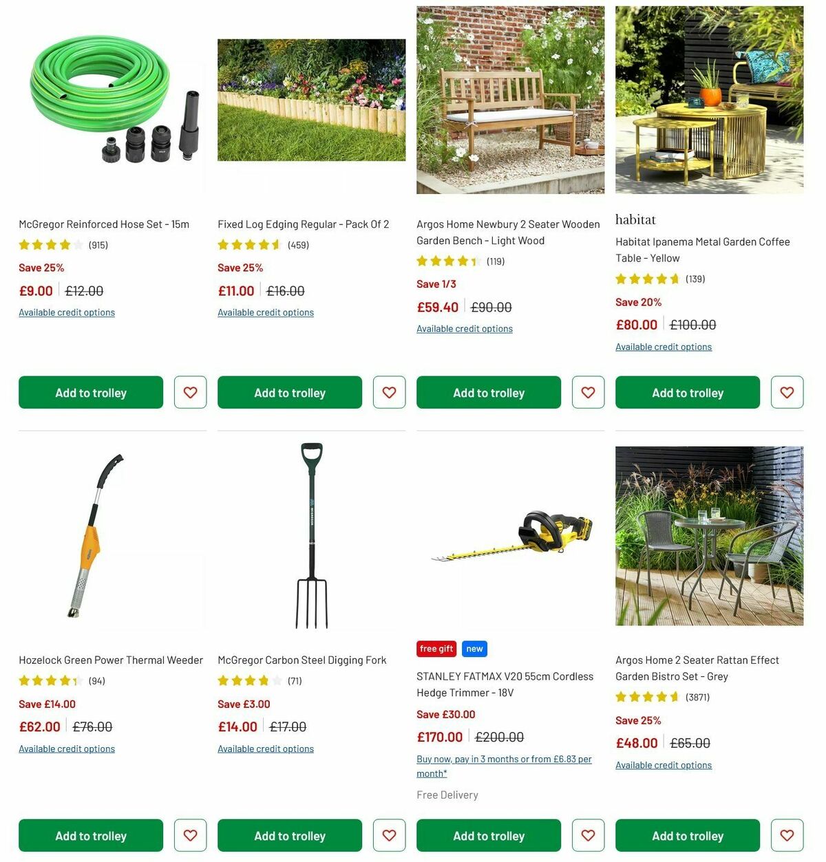 Argos Offers from 8 July