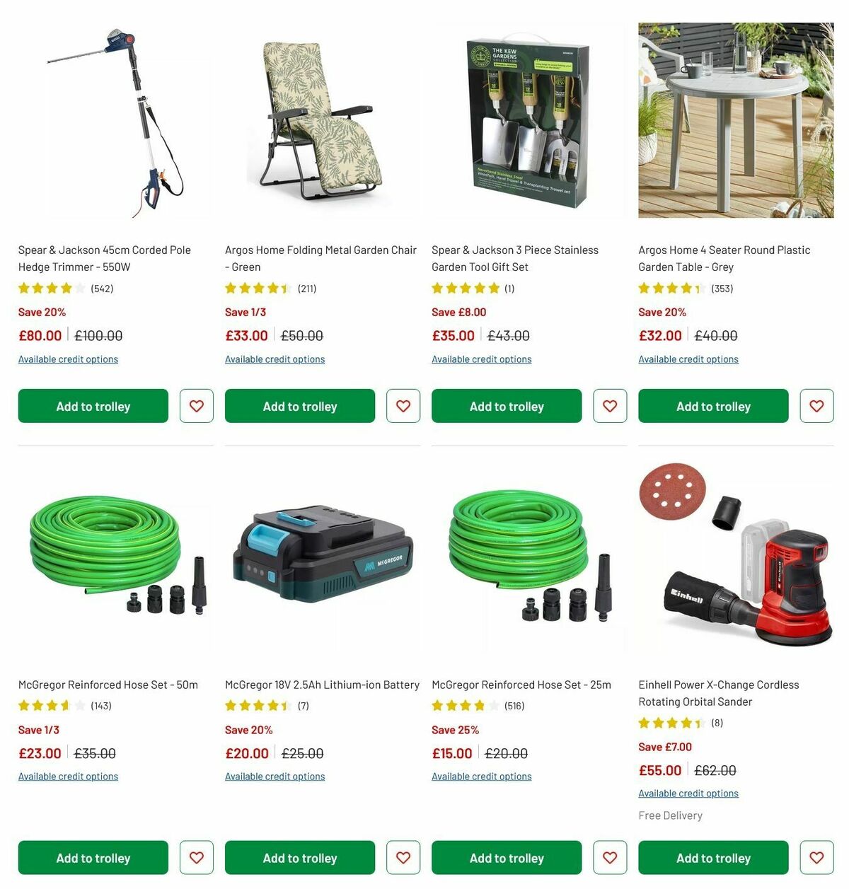Argos Offers from 8 July