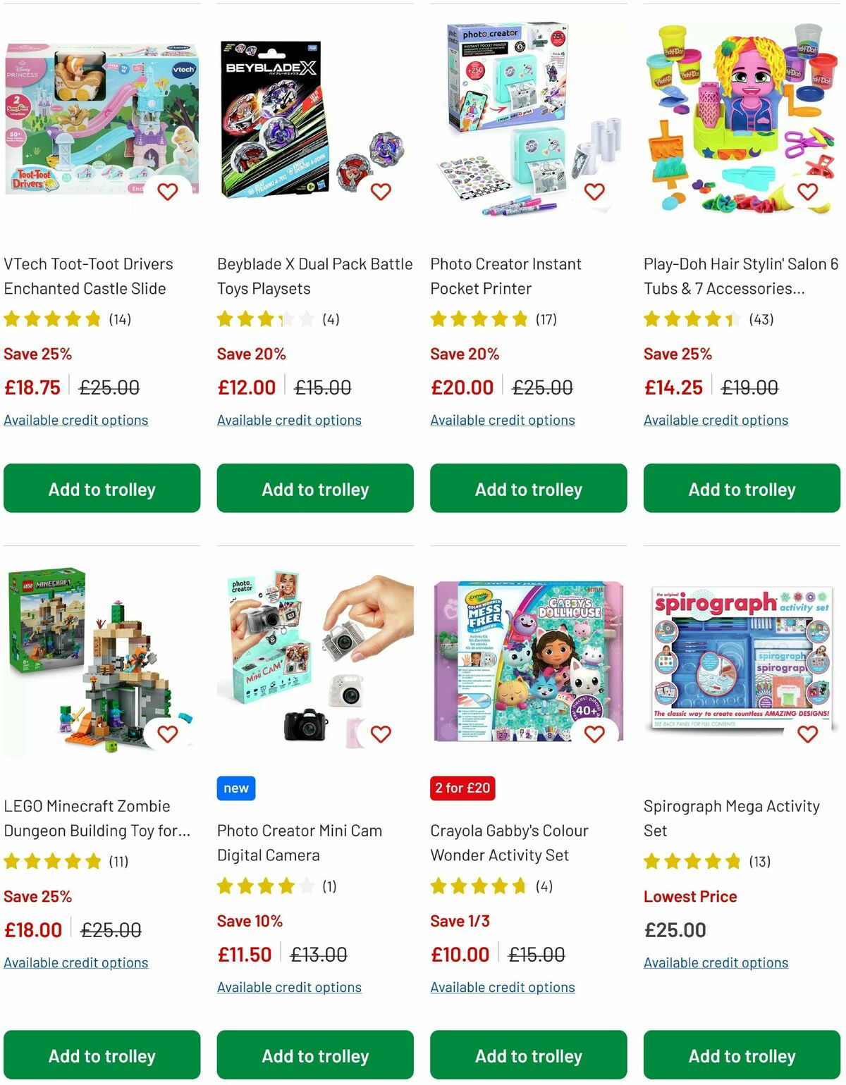 Argos Offers from 20 July