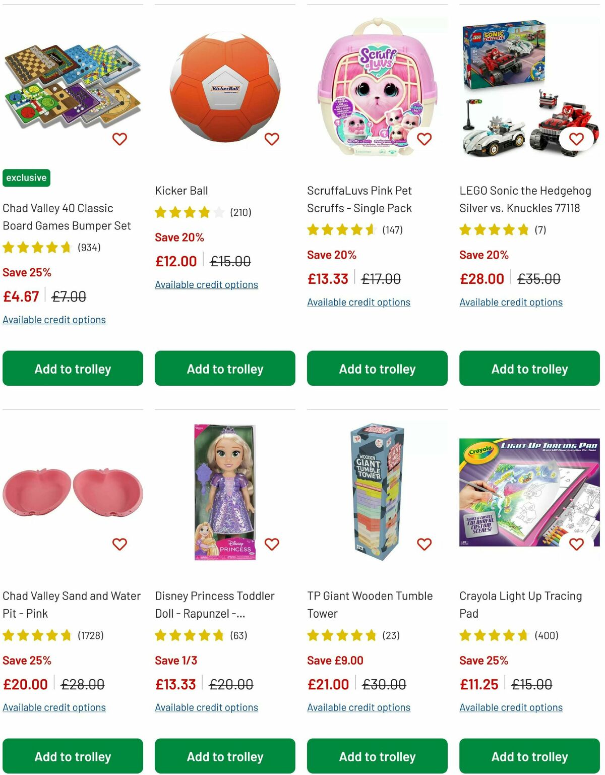 Argos Offers from 20 July