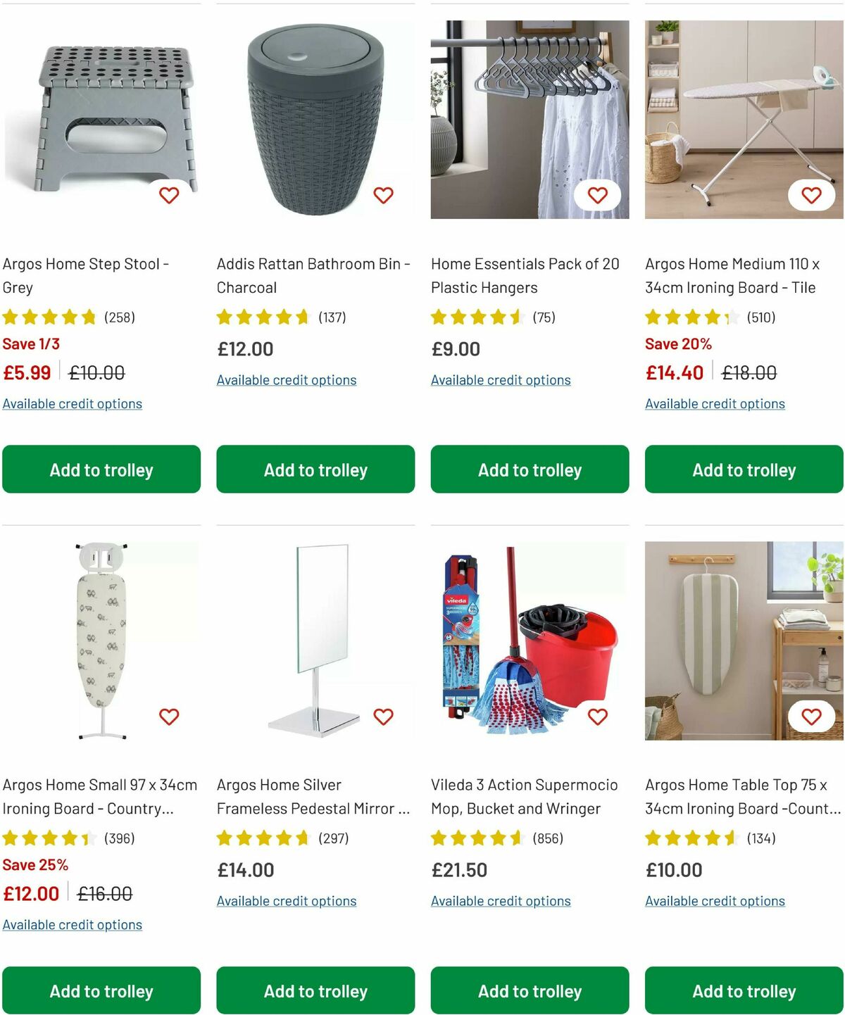 Argos Offers from 4 August