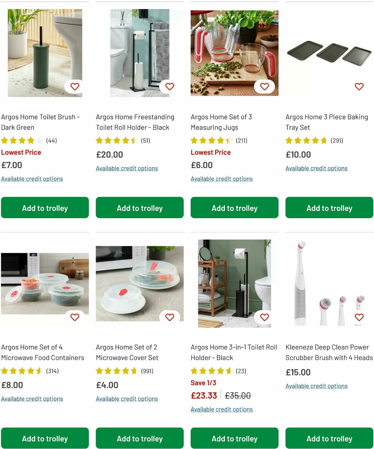 Argos Offers from 4 August
