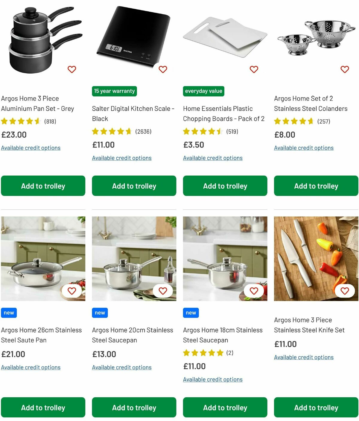 Argos Offers from 4 August
