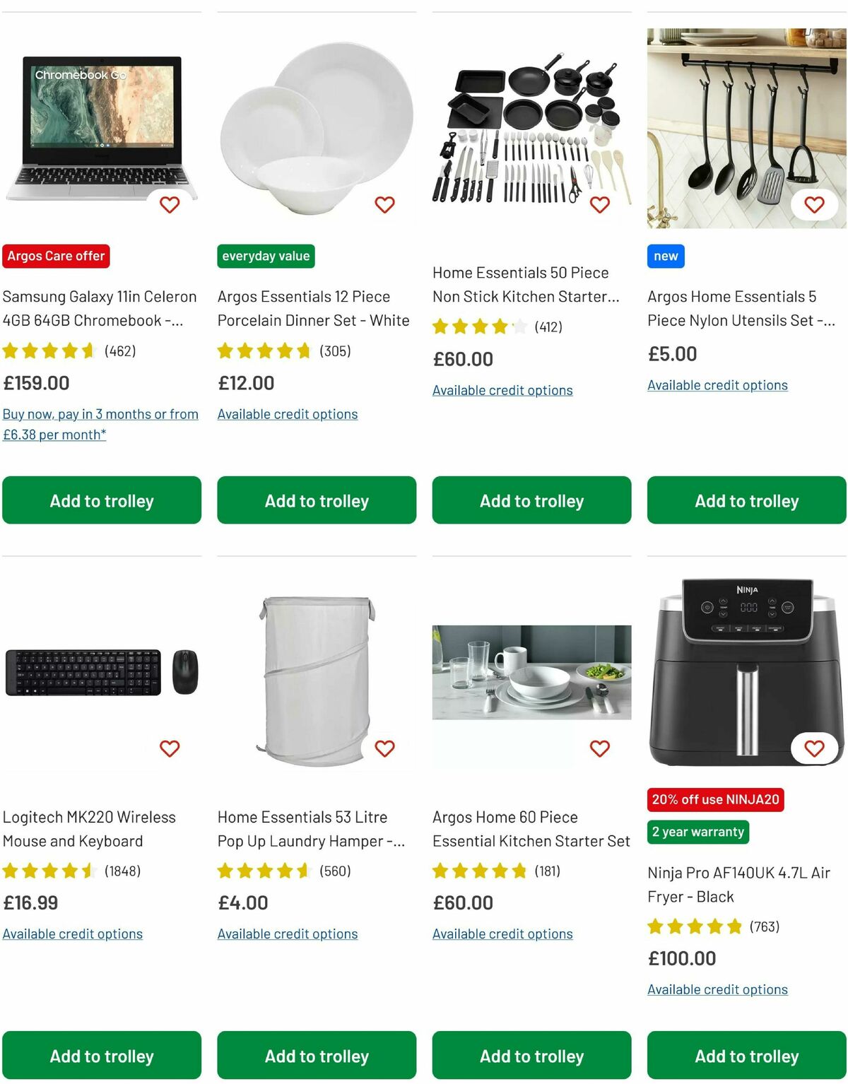 Argos Offers from 4 August