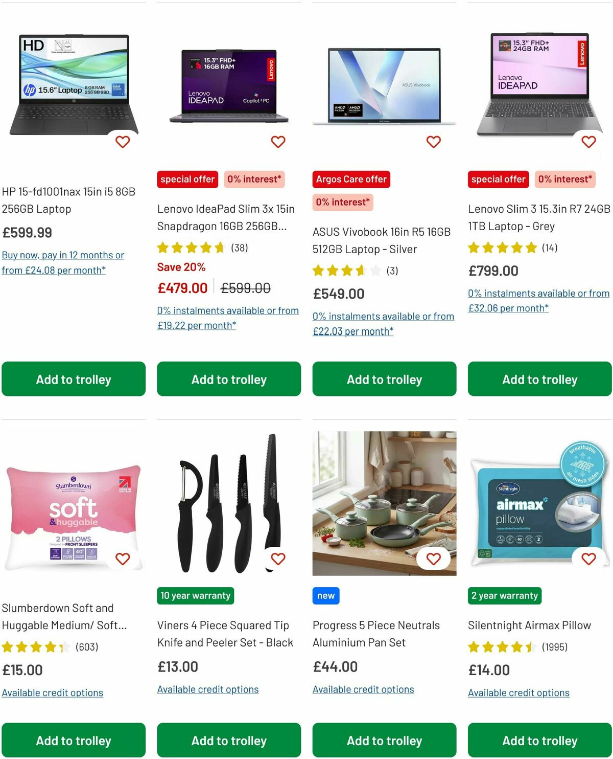 Argos Offers from 4 August