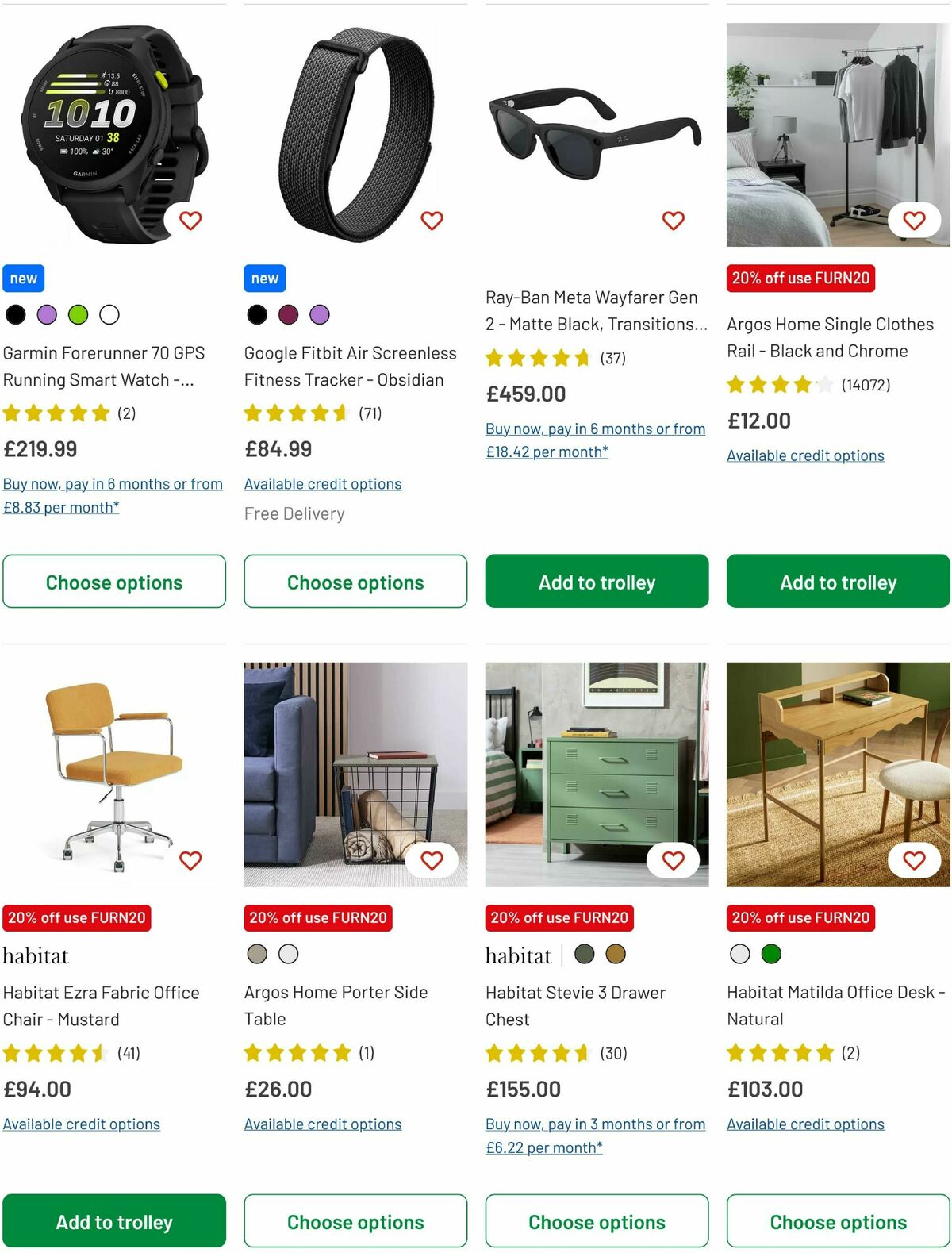 Argos Offers from 4 August