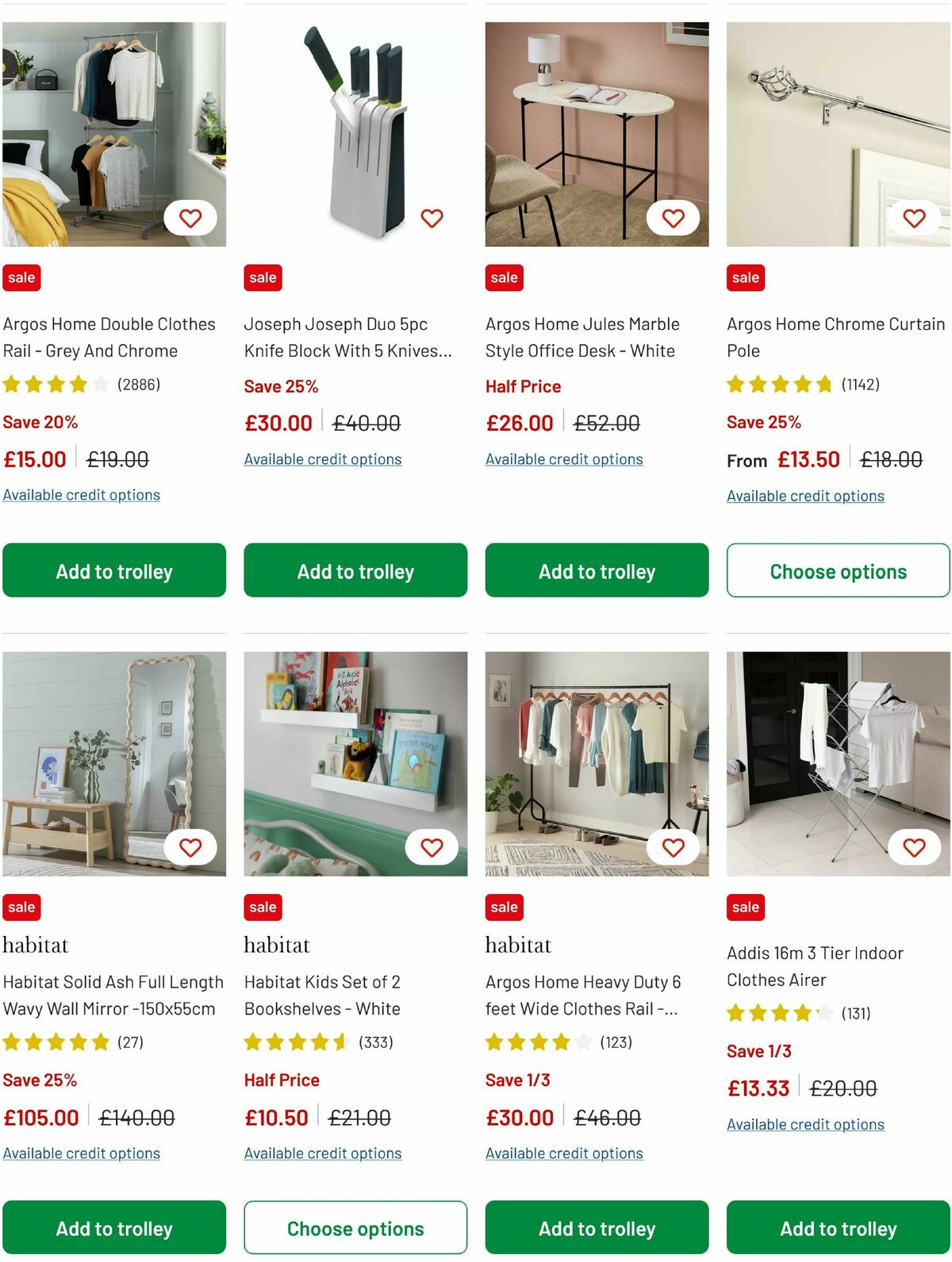 Argos Offers from 3 September