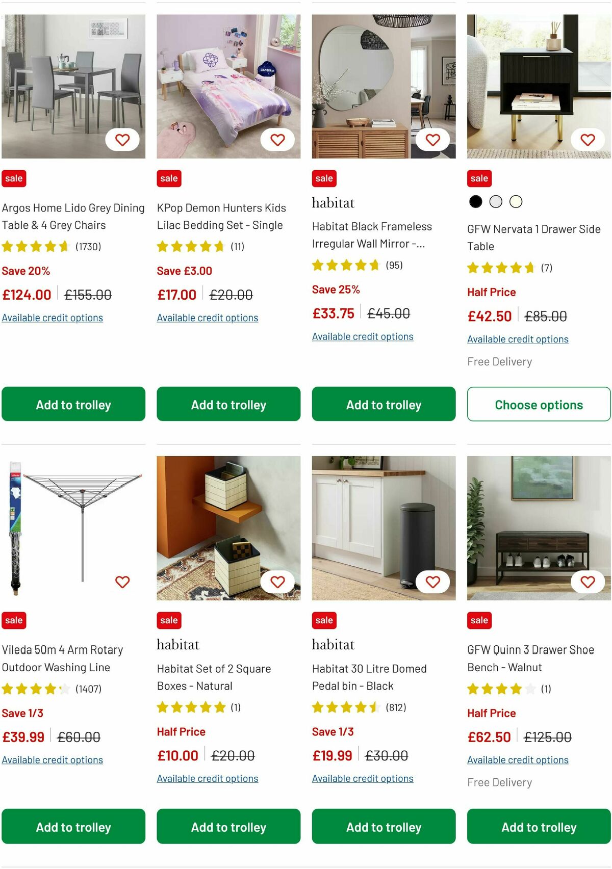 Argos Offers from 3 September