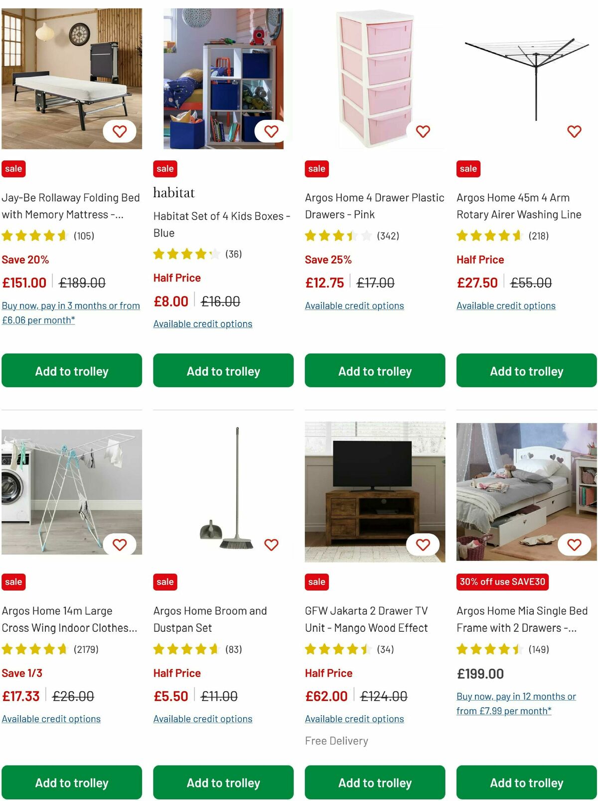 Argos Offers from 3 September